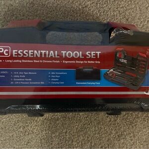 Red and Black 32-Piece Essential Tool Set